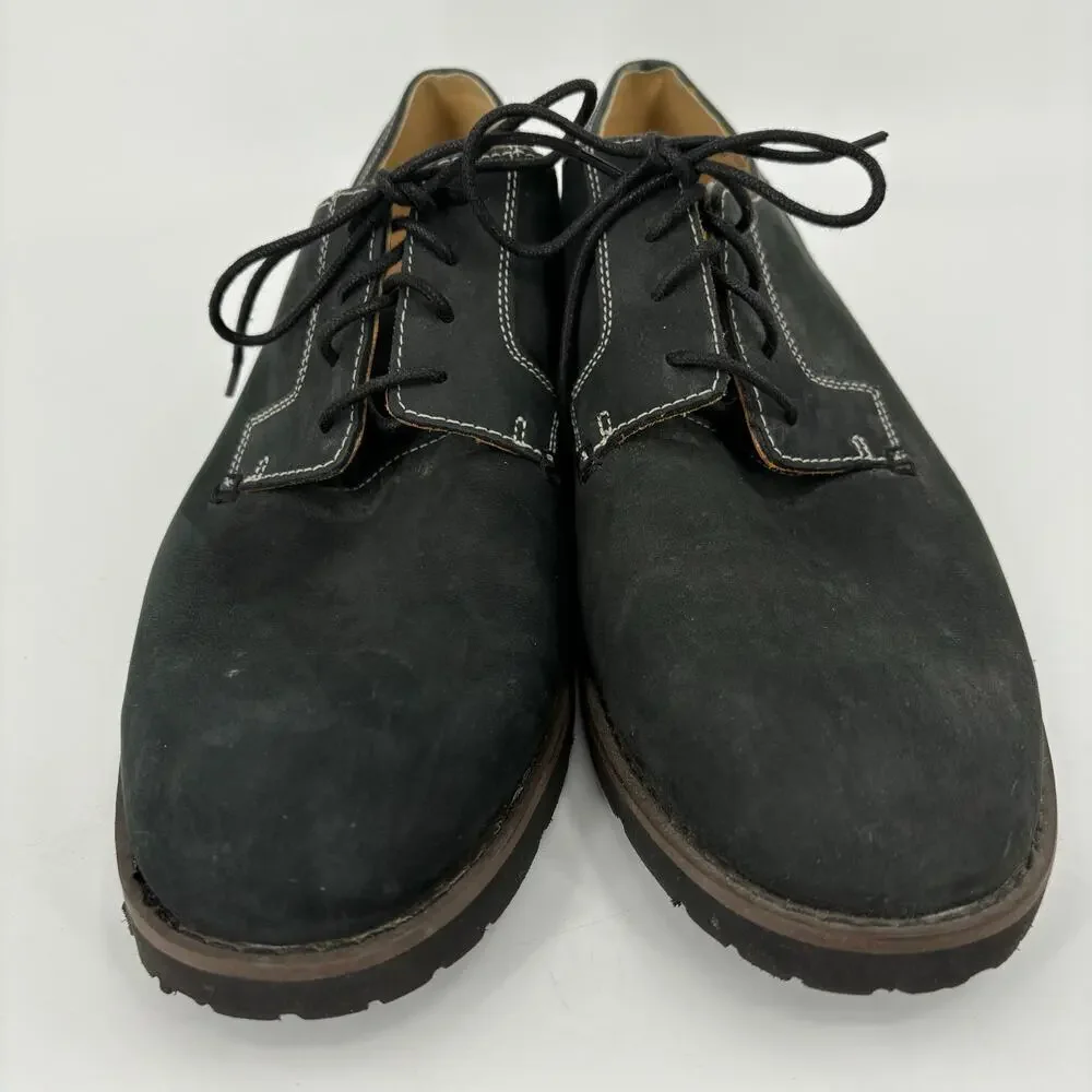 Sebago Shoes Mens‎ Size 10 Black Lace Up Waterproof Nubuck Suede Dryside Rutland